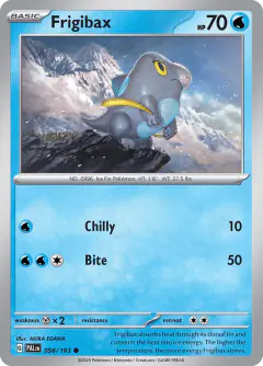 Frigibax Common card from Paldea Evolved