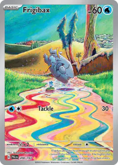 Frigibax Illustration Rare card from Paldea Evolved