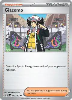 Giacomo Uncommon card from Paldea Evolved