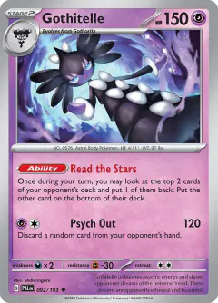 Gothitelle Uncommon card from Paldea Evolved