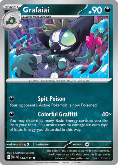 Grafaiai Uncommon card from Paldea Evolved