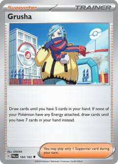 Grusha Uncommon card from Paldea Evolved