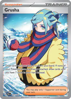Grusha Ultra Rare card from Paldea Evolved