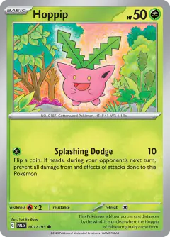 Hoppip Common card from Paldea Evolved