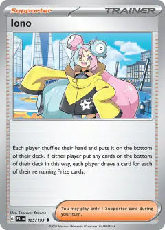Iono Uncommon card from Paldea Evolved