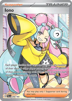 Iono Ultra Rare card from Paldea Evolved