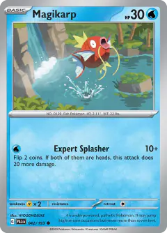 Magikarp Common card from Paldea Evolved