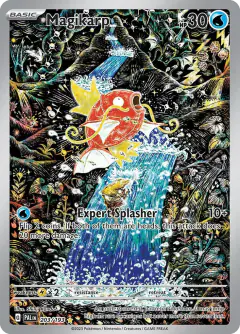 Magikarp Illustration Rare card from Paldea Evolved