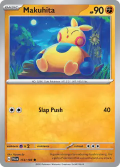 Makuhita Common card from Paldea Evolved