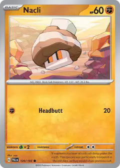 Nacli Common card from Paldea Evolved