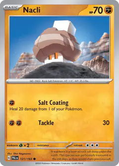 Nacli Common card from Paldea Evolved