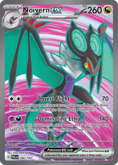Noivern ex Ultra Rare card from Paldea Evolved