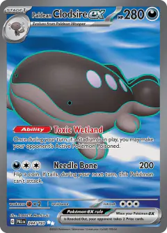 Paldean Clodsire ex Ultra Rare card from Paldea Evolved