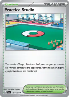 Practice Studio Uncommon card from Paldea Evolved
