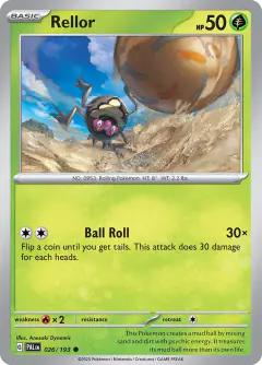 Rellor Common card from Paldea Evolved