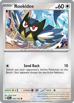 Rookidee Common card from Paldea Evolved