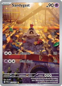 Sandygast Illustration Rare card from Paldea Evolved