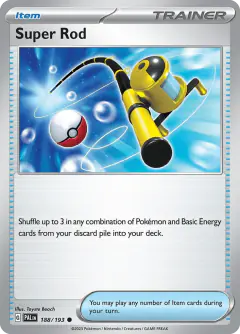Super Rod Common card from Paldea Evolved