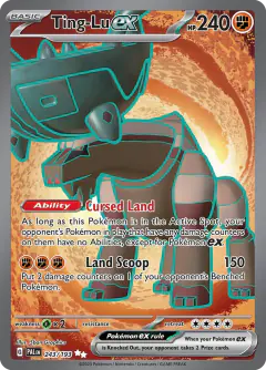 Ting-Lu ex Ultra Rare card from Paldea Evolved