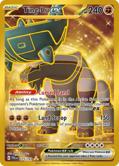 Ting-Lu ex Hyper Rare card from Paldea Evolved