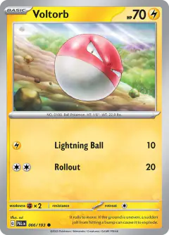 Voltorb Common card from Paldea Evolved