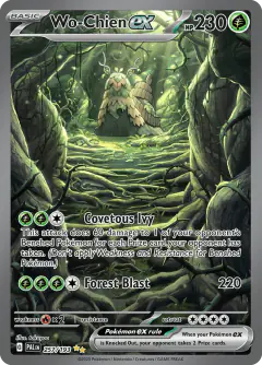 Wo-Chien ex Special Illustration Rare card from Paldea Evolved