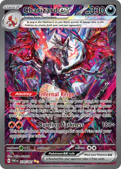 Charizard ex Special Illustration Rare card from Paldean Fates