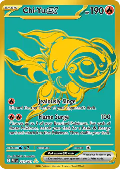 Chi-Yu ex Hyper Rare card from Paldean Fates