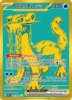 Chien-Pao ex Hyper Rare card from Paldean Fates