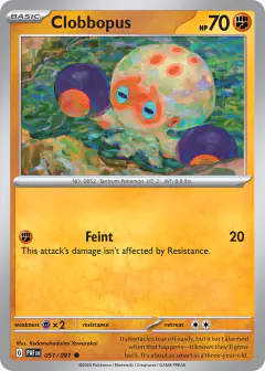 Clobbopus Common card from Paldean Fates