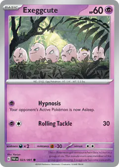 Exeggcute Common card from Paldean Fates