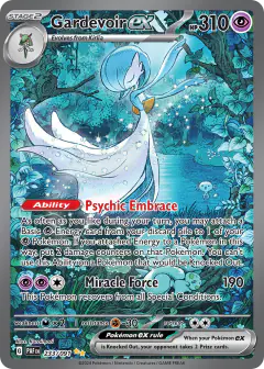 Gardevoir ex Special Illustration Rare card from Paldean Fates