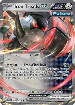 Iron Treads ex Double Rare card from Paldean Fates