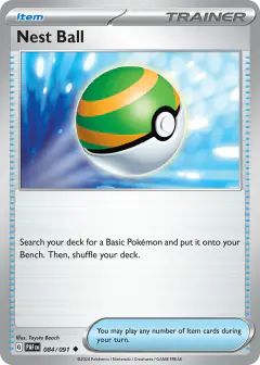 Nest Ball Uncommon card from Paldean Fates