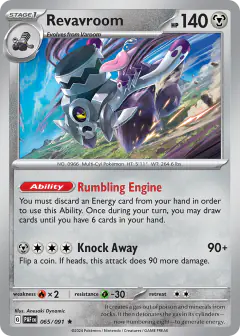 Revavroom Rare card from Paldean Fates
