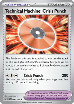 Technical Machine: Crisis Punch Uncommon card from Paldean Fates