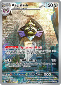 Aegislash Illustration Rare card from Paradox Rift