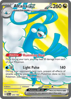 Altaria ex Ultra Rare card from Paradox Rift