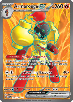 Armarouge ex Ultra Rare card from Paradox Rift
