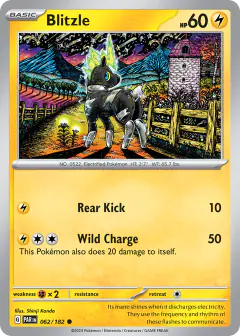 Blitzle Common card from Paradox Rift