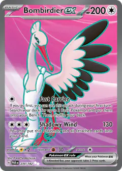 Bombirdier ex Ultra Rare card from Paradox Rift