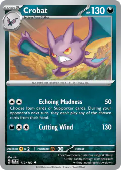 Crobat Uncommon card from Paradox Rift