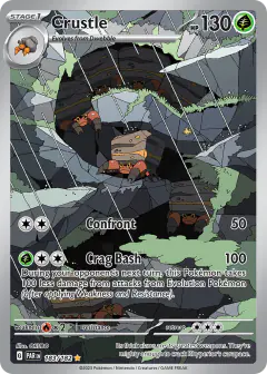 Crustle Illustration Rare card from Paradox Rift