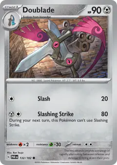 Doublade Common card from Paradox Rift