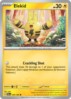 Elekid Common card from Paradox Rift