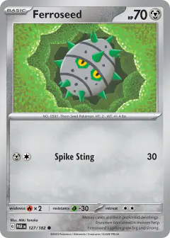 Ferroseed Common card from Paradox Rift