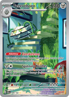 Ferrothorn Illustration Rare card from Paradox Rift