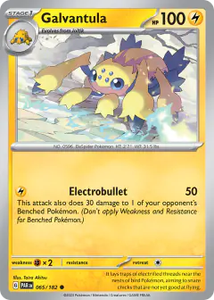 Galvantula Common card from Paradox Rift