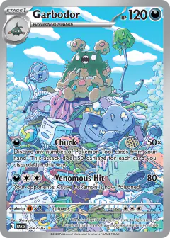 Garbodor Illustration Rare card from Paradox Rift