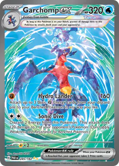 Garchomp ex Special Illustration Rare card from Paradox Rift